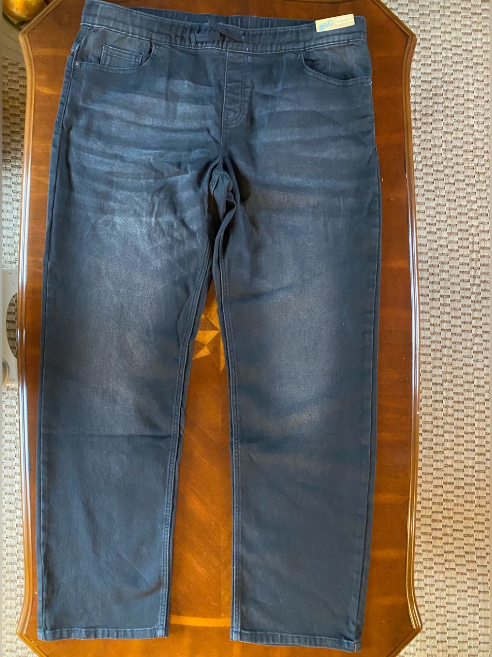 Black wash slim fit jeans size 22 #slimfit #denim